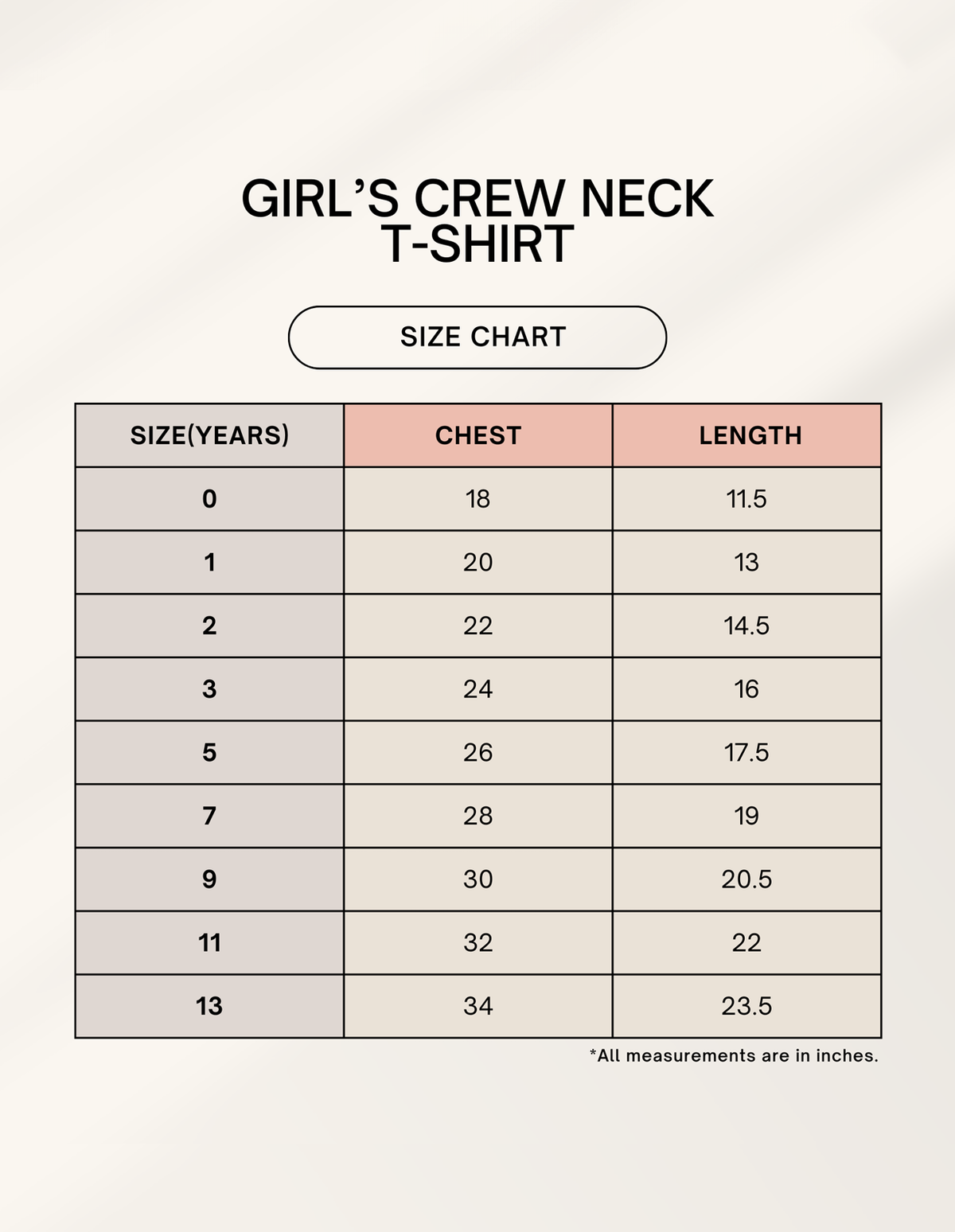 Color_Size Chart
